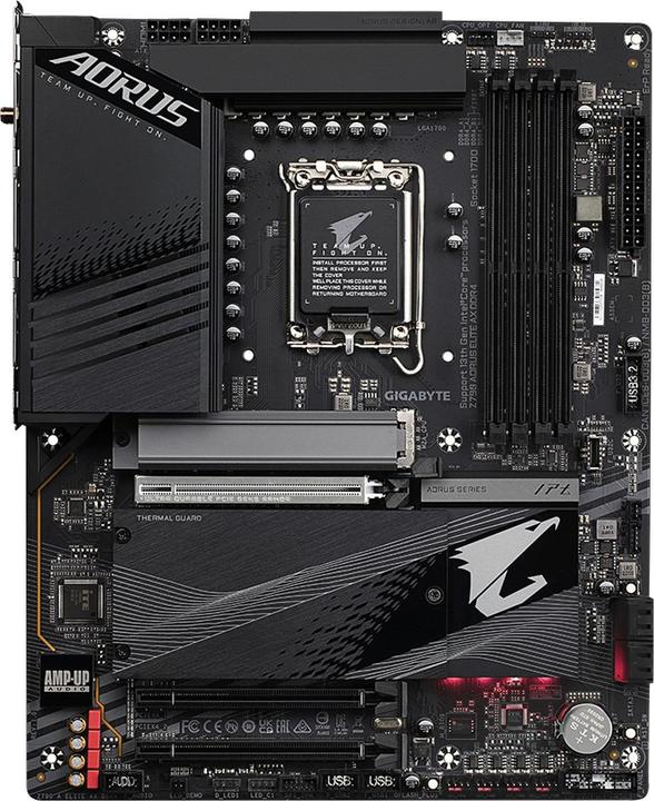 Produktbild Gigabyte Z790 AORUS ELITE AX DDR4 (LGA 1700, Intel Z790, ATX)
