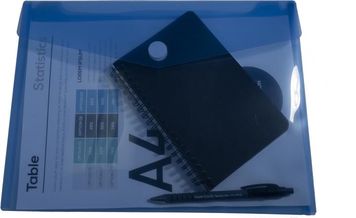 Image du produit Exacompta Sachet de 5 pochettes-enveloppes polypropylène - A4 - Couleurs assorties (A4, 5 x)