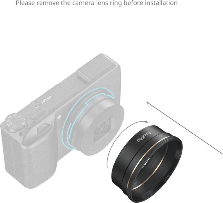Actual product image SmallRig 5679 UV Filter for RICOH GR IV (49 mm, UV filter)