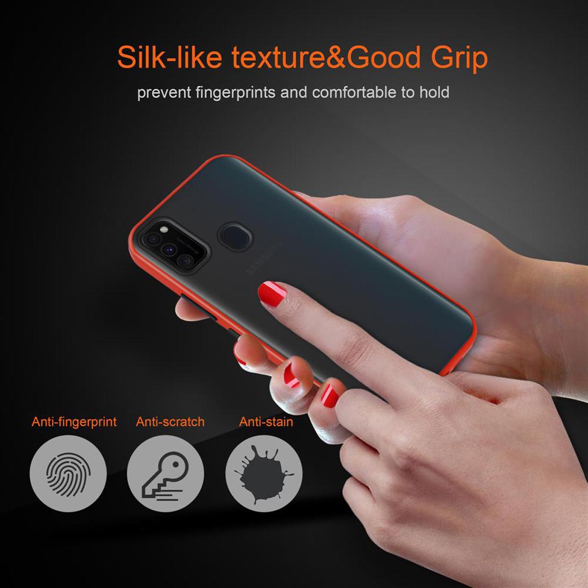 Thumbnail - Cadorabo Hybrid Matt Cover (Samsung Galaxy M21, Samsung Galaxy M30s), Smartphone Hülle, Transparent