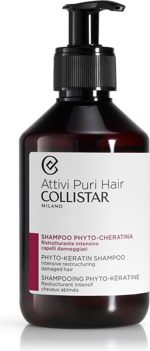 Actual product image Collistar Hair Care P K Shampoo Intense Restructing 250 ml (250 ml, Liquid shampoo)