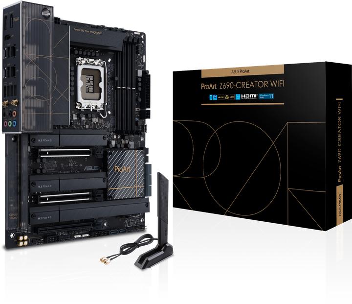 Produktbild ASUS ProArt Z690-Creator Wifi (LGA 1700, Intel Z690 (DDR5), ATX)