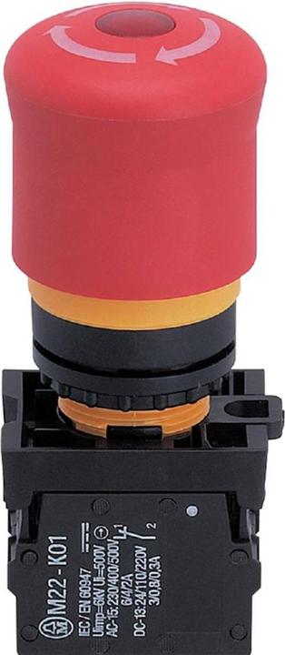 IFM Emergency stop button illuminated Front mounting Ru