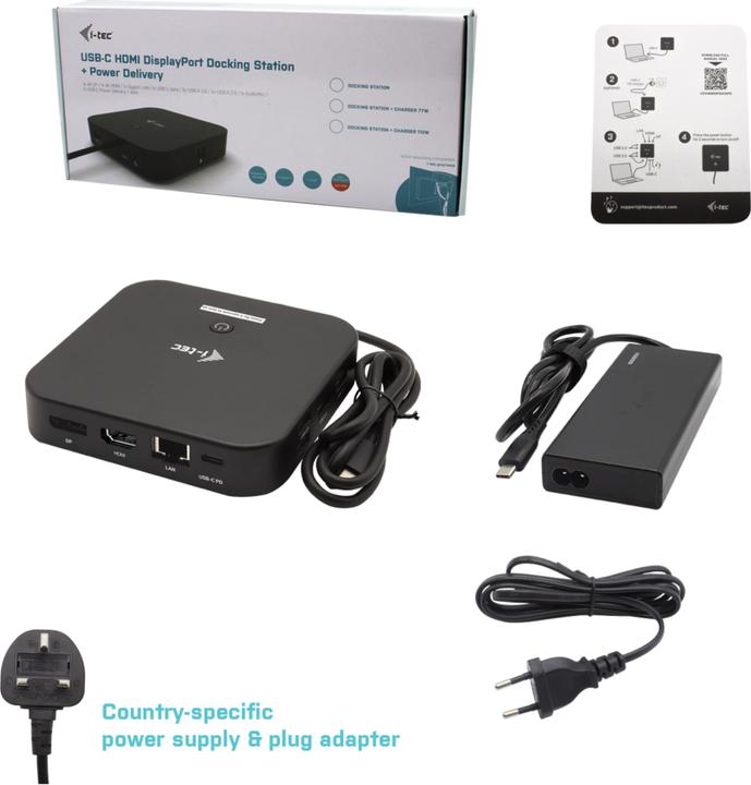 Produktbild i-tec Dual (USB-C, 3 Ports)