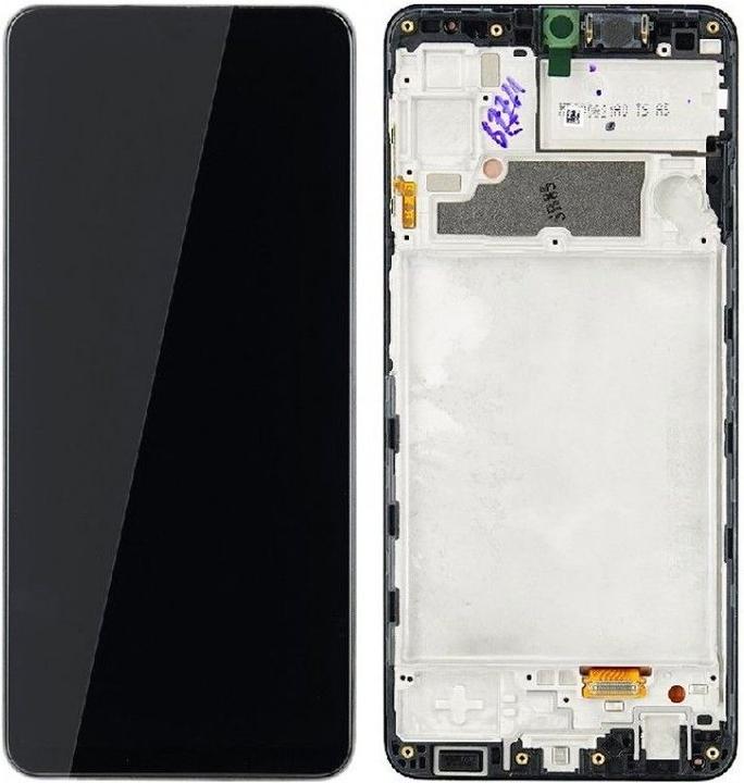 Actual product image Samsung LCD screen A217F A21s with touch screen black original (service pack) (Display)