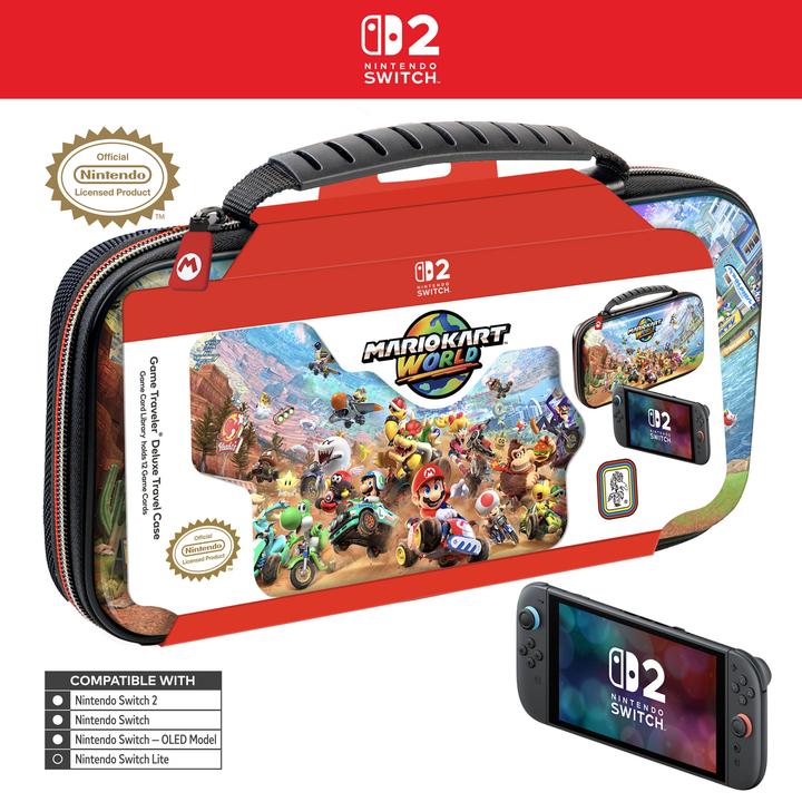 Actual product image Bigben Mario Kart World travelling bag (Switch, Switch OLED, Switch 2)