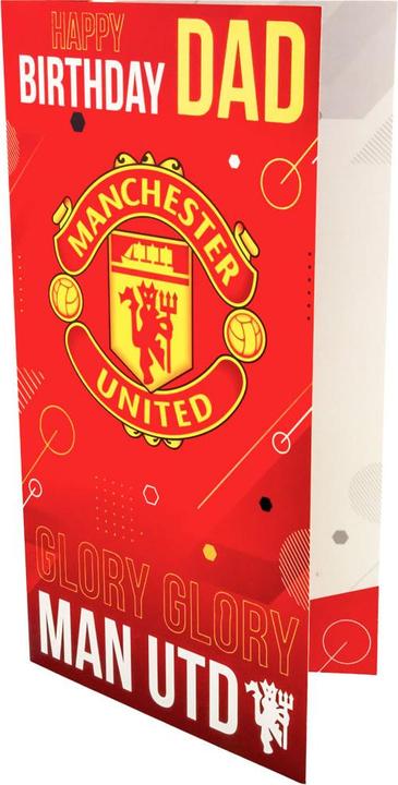 Produktbild Manchester United FC Geburtstagskarte Dad Karton (1 Stk.)