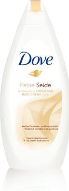Produktbild Dove Feine Seide Reichhaltiges Cremebad Weisse Orchideen und Patschuliduft (750 ml)
