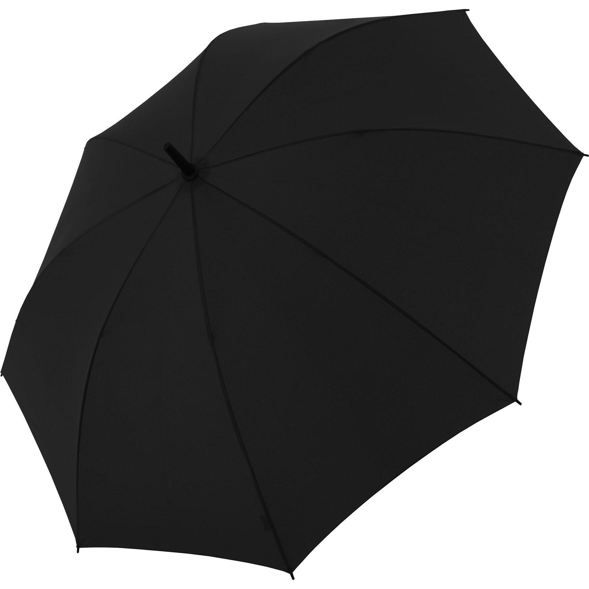 Doppler, Regenschirm, Fiber Stockschirm 96 cm, Schwarz