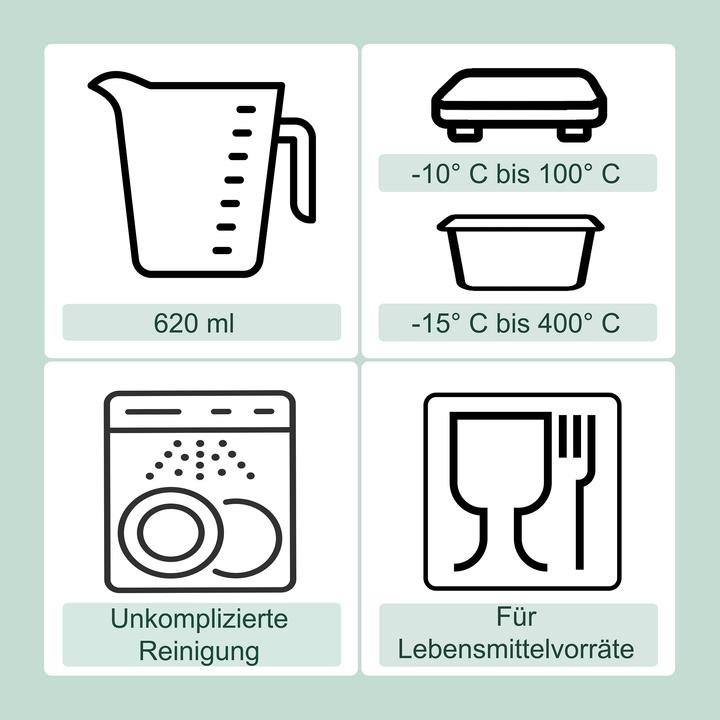 Produktbild Relaxdays Glasbehälter-Set (1.52 l)