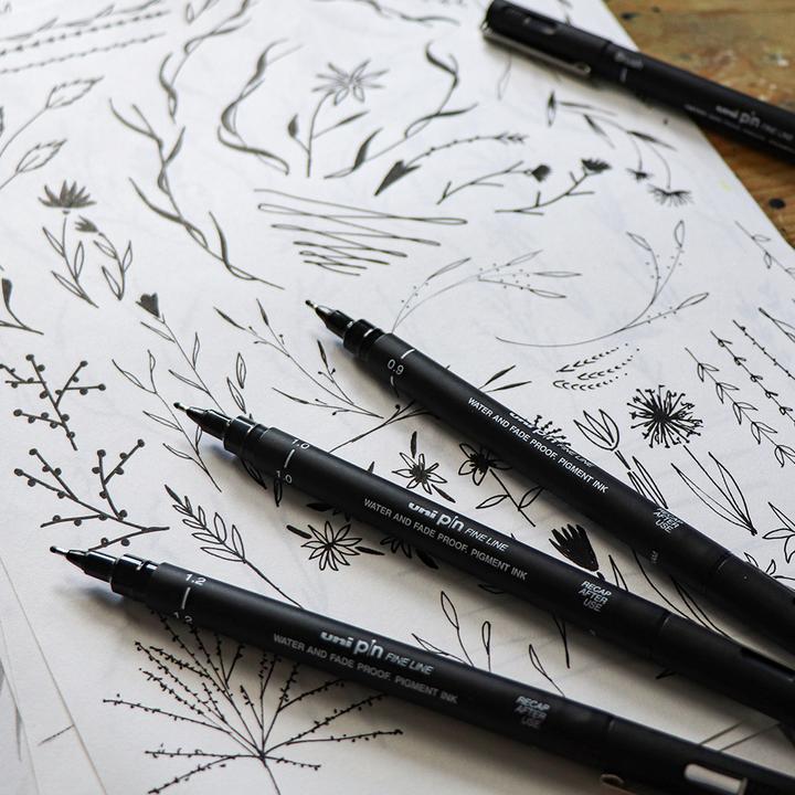 Produktbild Uni-ball Pin Fineliner (Black, 1 x)