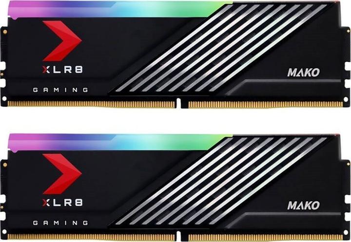 Produktbild PNY Pamięć 32GB DDR5 6000MHz 48000 MD32GK2D5600040MXRGB (2 x 16GB, 6000 MHz, DDR5-RAM, DIMM)