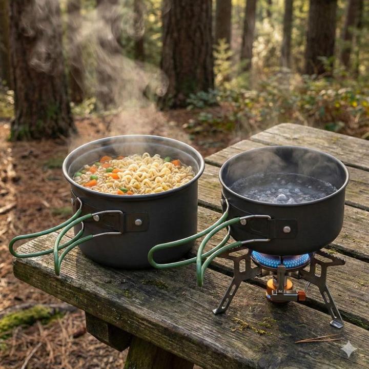 Actual product image Redcliffs Anodized aluminum saucepans ø13 x 9 cm /ø12 x 6 cm