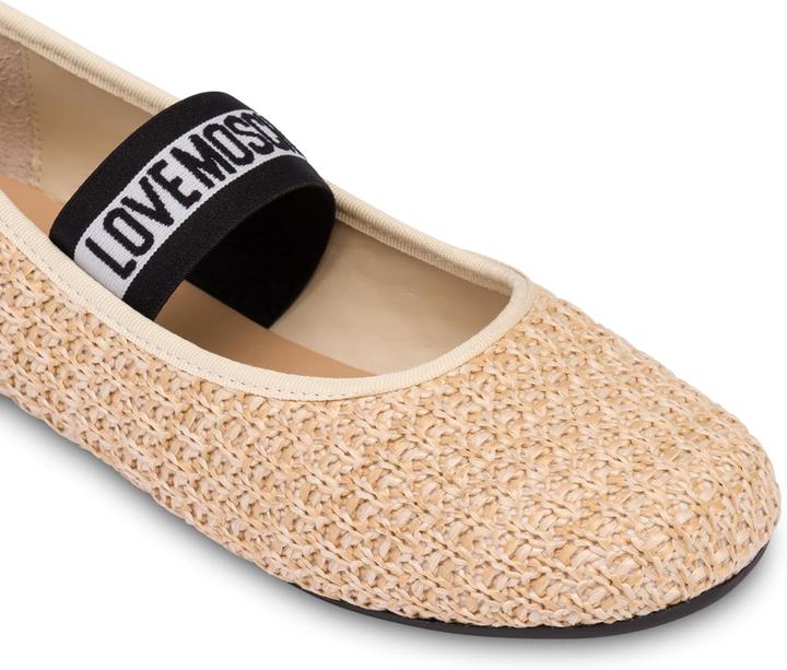 Produktbild Love Moschino Schärpe Ballerina Natürliche Raffia (37)