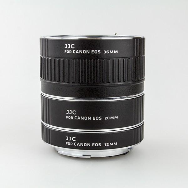 JJC Set Makrozwischenring 12/20/36mm für Canon (AET-CS II)