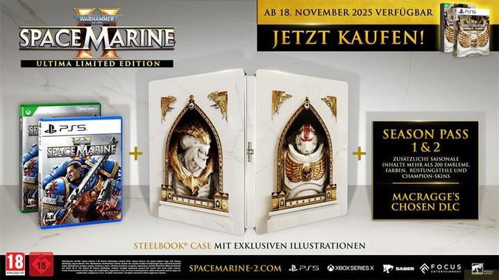 Produktbild Focus Home Interactive Warhammer 40,000: Space Marine 2 - Ultima Limited Edition (XSRX) (INT) (Xbox Series X, EN)