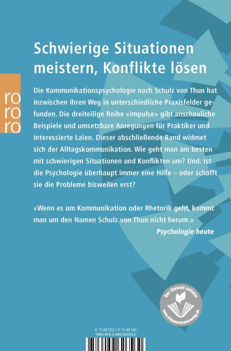 Produktbild Impulse für Kommunikation im Alltag (Deutsch, Dagmar Kumbier, Dina Barghaan, Friedemann Schulz von Thun, 2010)