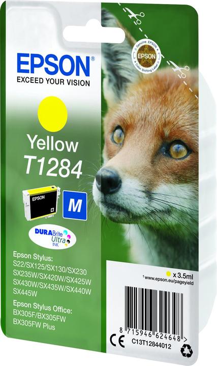 Actual product image Epson T1284 DuraBrite Ultra (Y)