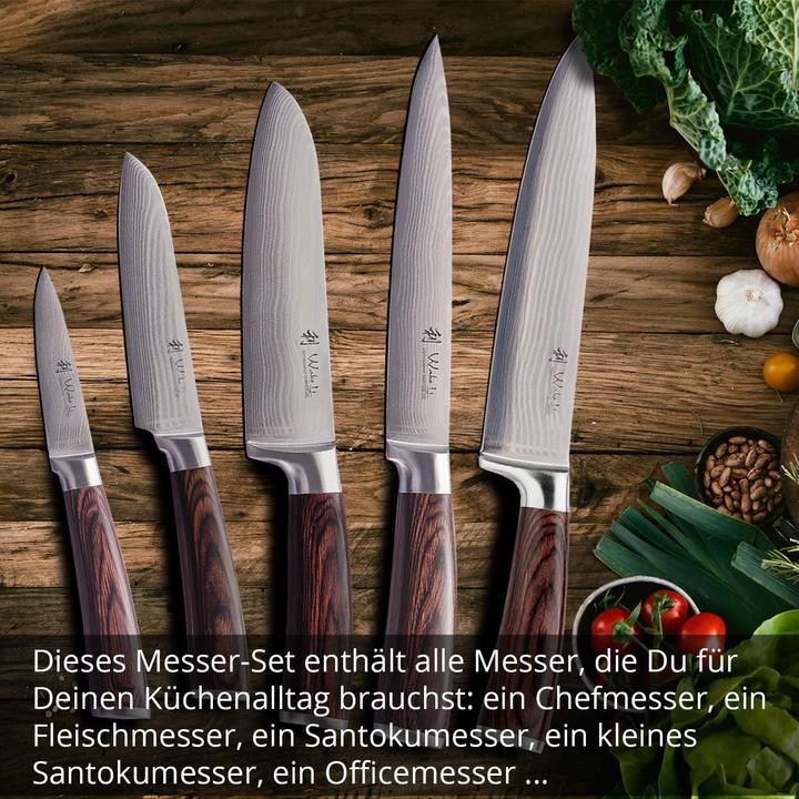 Actual product image Wakoli Damastmesser
