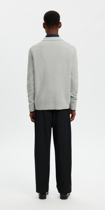 Produktbild Selected Slhdane Ls Knit Struc Half Zip Polo Noos (M)