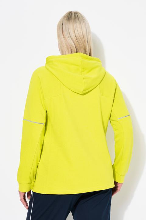 Actual product image Ulla Popken Hoodie, Reflektorpipings, Kapuze, Zipptasche, Langarm (50, 52)