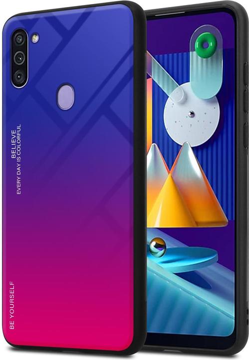 Actual product image Cadorabo TPU 2 colors glass cover (Samsung Galaxy M11, Samsung Galaxy A11)