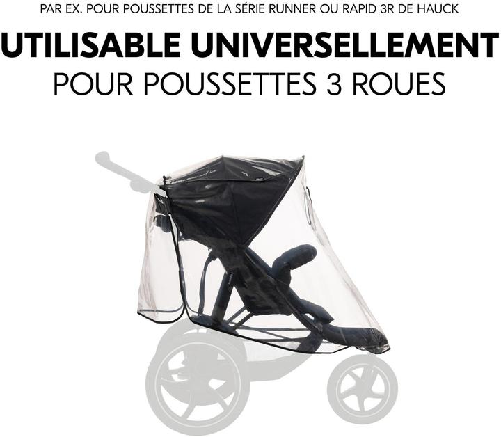 Image du produit Hauck Pushchair Raincover 3W
