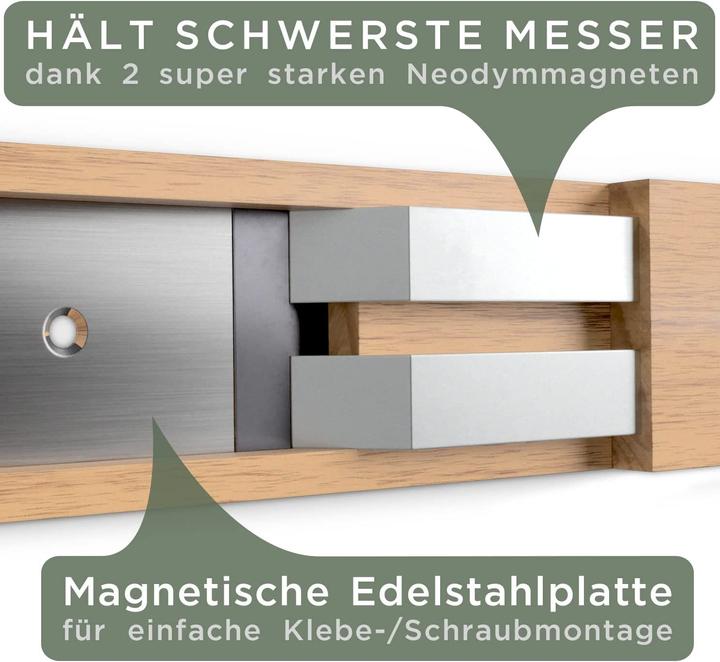 Produktbild Messerleiste Eiche