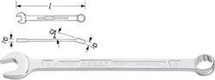 Produktbild HAZET Ring-Maulschlüssel 600N-70 ∙ Aussen Doppel-Sechskant Profil ∙ 70 mm (70 mm)