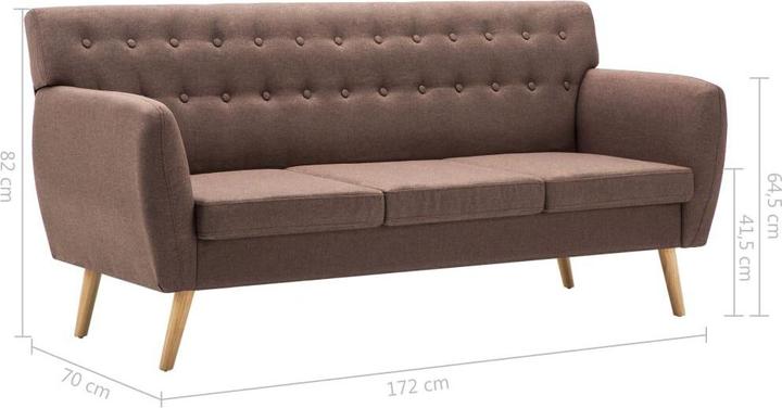 Produktbild vidaXL 3-Sitzer Sofa (3-Sitzer)