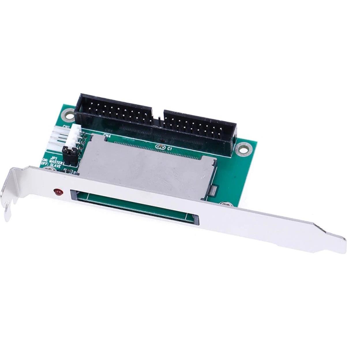 PowerGuard CompactFlash CF zu IDE Adapter 40-Pin mit Slotblech, SSD + Festplatte Zubehör