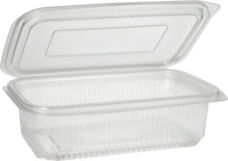 Actual product image Starpak Rectangular Packaging Cups with Hinged Lids (50 x)