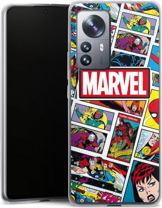 DeinDesign Slim Case fr Xiaomi 12 Pro 5G Silikon Hlle Ultra Dnn  Handyhlle Comic Marvel