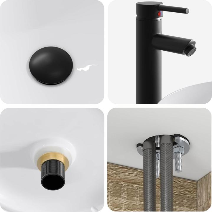 Produktbild vidaXL Waschbecken Unterschrank