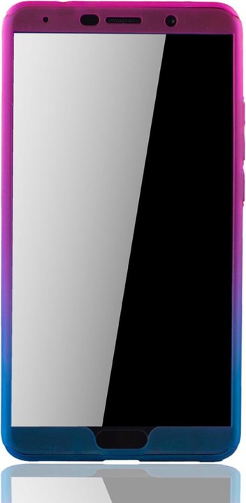 Actual product image König Design Case Mobile Protection for Huawei Mate 10 Full Case Cover Screen Protector Bumper Blue