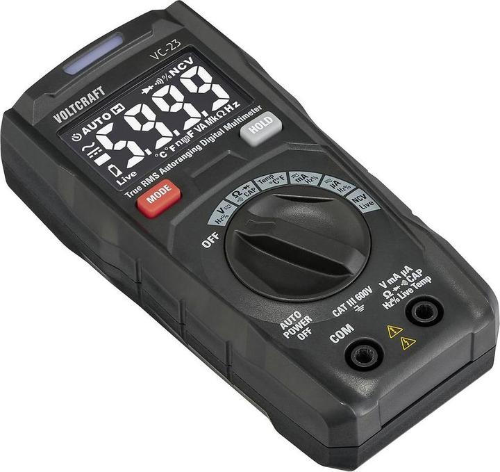 Produktbild Voltcraft VC-23 Hand-Multimeter kalibriert (ISO) digital CAT III 600 V Anzeige (CAT III 600V)