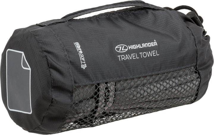 Immagine prodotto Highlander Asciugamano medio in fibraft - Carbone (M)