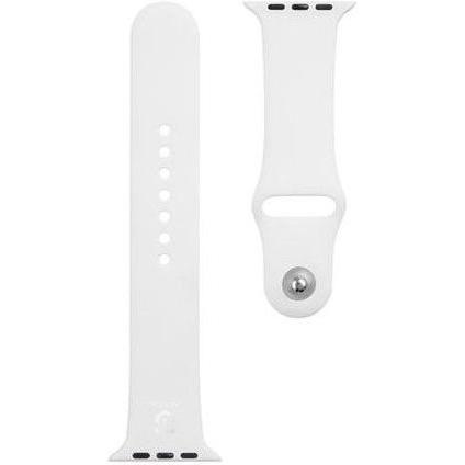 Source Silicone Band Watch 1/2/3/4/5/6/7/SE 42/44/45mm (Silikon, 3, 4, 9), Uhrenarmband, Weiss