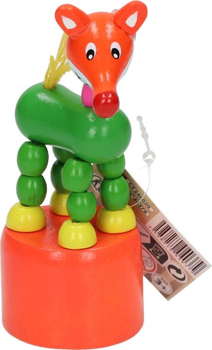 Image du produit Magni Animaux en bois à presser D4x10cm assortis 6 fois