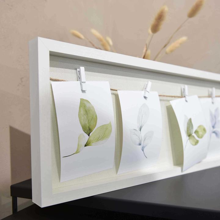 Actual product image Nielsen Collage 4 clips 4x9x13 wood white (9 x 13 cm)