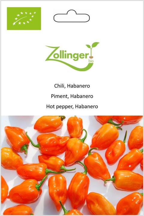 Zollinger Bio Chili, Habanero (Vegetable seeds)