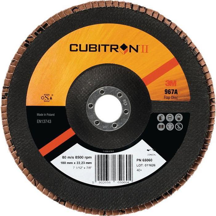 Produktbild 3M Fächerscheibe Cubitron II 967A D.125mm K.60 fl.INOX CO (60+)
