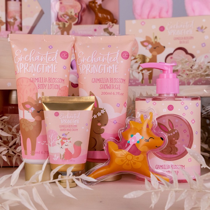 Actual product image Accentra Body lotion ENCHANTED SPRINGTIME in tube, 200ml, fragrance: Camellia Blossom, colour: