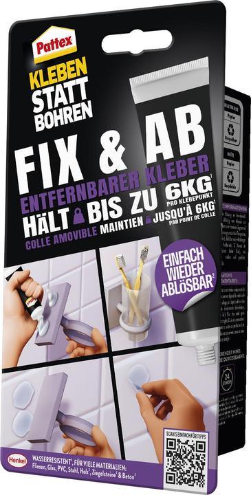 Image du produit Pattex Fix & Ab (44 g, 44 ml)