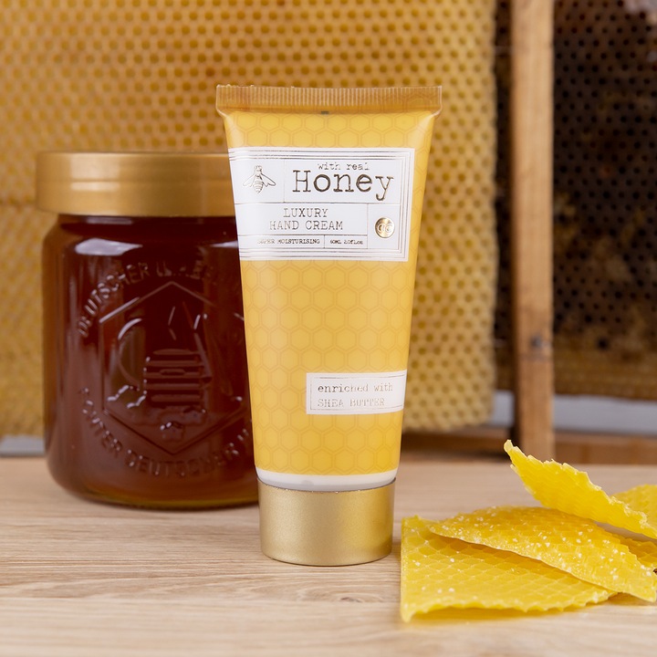 Produktbild Accentra Handcreme PREMIUM COLLECTION - HONEY mit Honigextrakt und Sheabutter (ohne Mineralöl und Parabene) (60 ml)