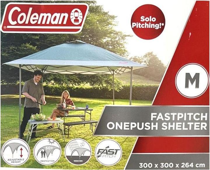 Actual product image Coleman FastPitch OnePush Shelter M (18 kg)