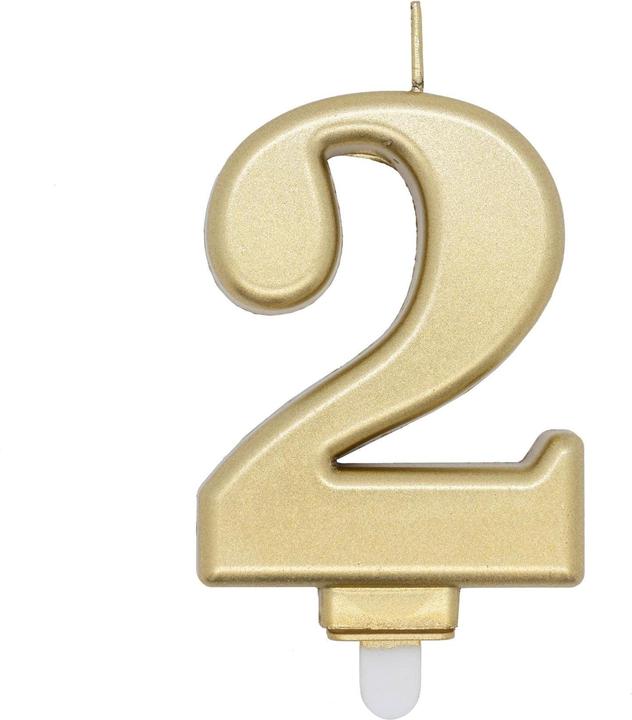 Produktbild Amscan Zahlenkerze 2 (1 x)