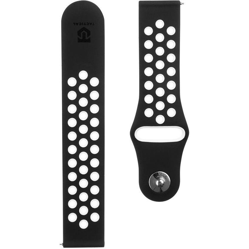Source 20mm Double Silicone Watch Band (Silikon, Watch 42mm, Watch 4, Galaxy Watch 6, Watch Active, Watch 5), Uhrenarmba...