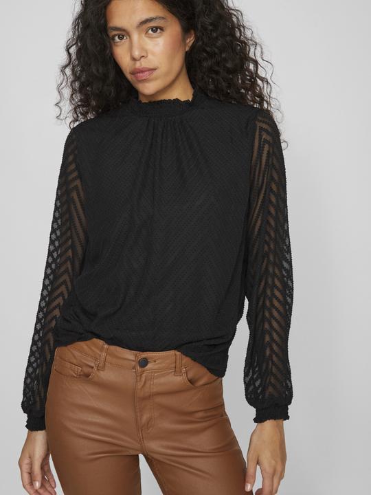 Produktbild Vila High Neck Oberteil mit langen Ärmeln (34)