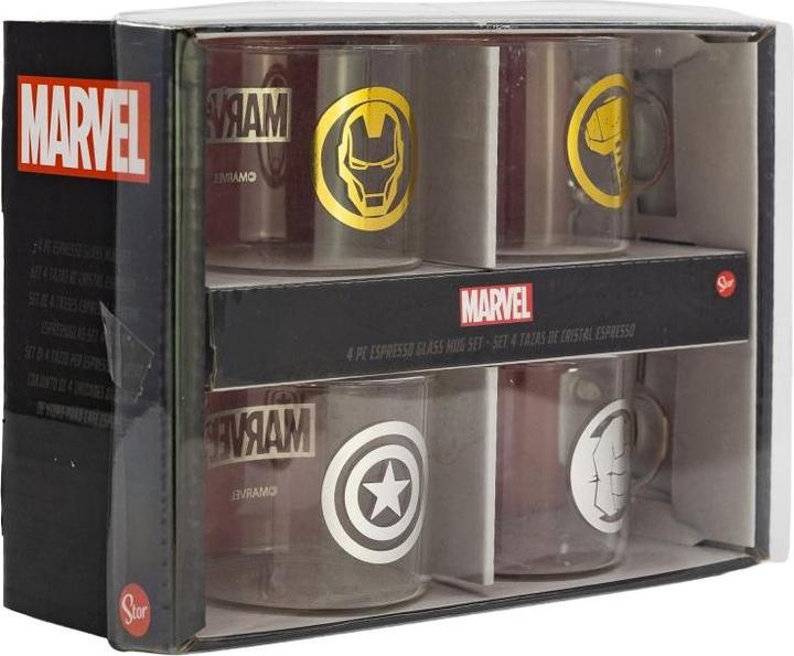 Produktbild Stor Set Expresso 4 Verres Marvel (100 ml, 4x)